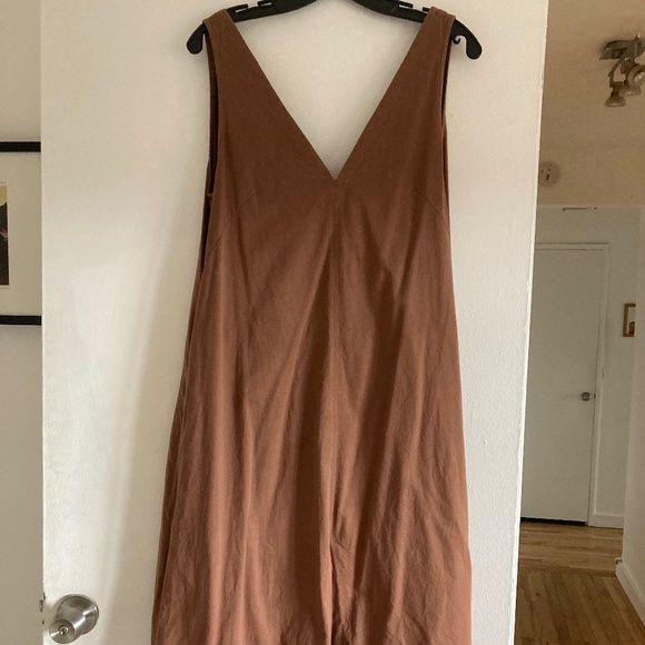 Brown Midi Dress - Picture 1 of 3